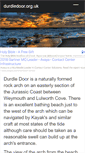 Mobile Screenshot of durdledoor.org.uk