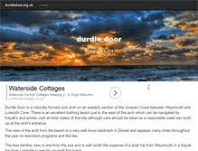 Tablet Screenshot of durdledoor.org.uk